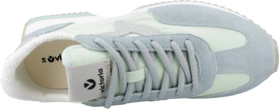 Victoria Monochrome Cosmos Sneakers Green Dames