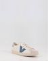 Victoria Contrast Leren Sneakers Grote Maten Blauw - Thumbnail 10