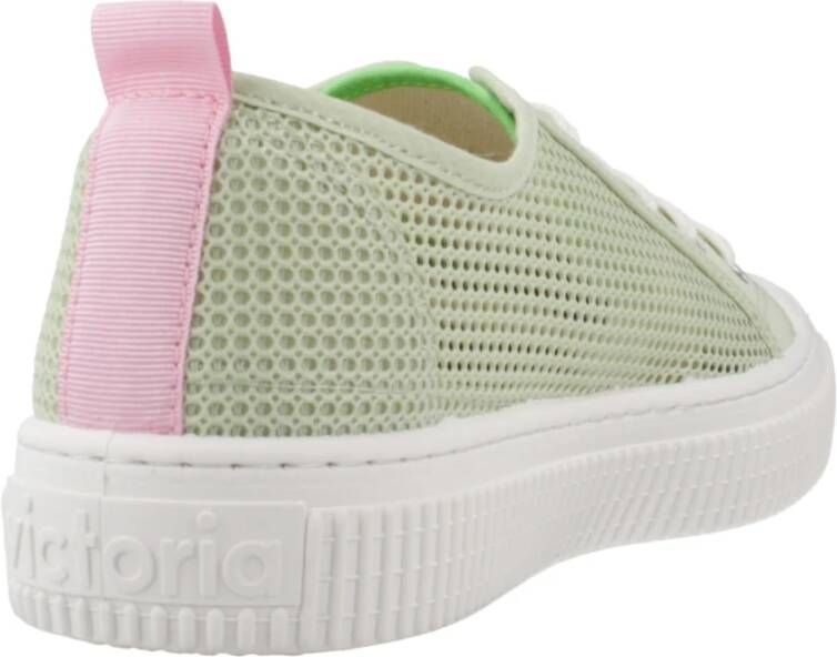 Victoria Stijlvolle Sneaker Re-Edit Basket Rejill Green Dames