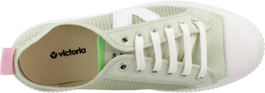 Victoria Stijlvolle Sneaker Re-Edit Basket Rejill Green Dames