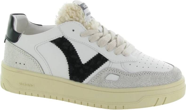 Victoria Zwarte Dieren Stijl Madrid Schoenen White Dames