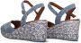 VIGUERA Sandalen Dames 2032 Maat: 41 Materiaal: Denim Kleur: Blauw - Thumbnail 3