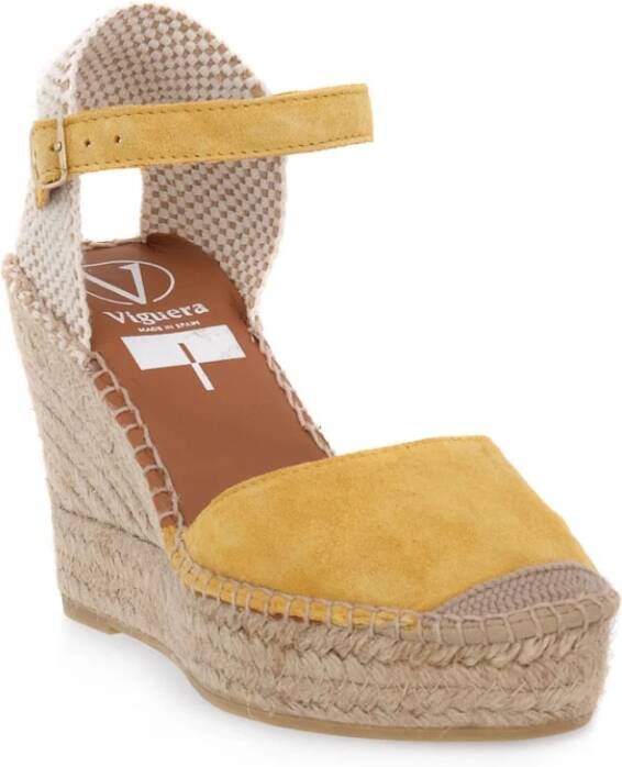 Viguera Corn Vitello Leren Schoenen Beige Dames