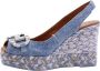 Viguera Wig Espadrilles voor Vrouwen Blue Dames - Thumbnail 4