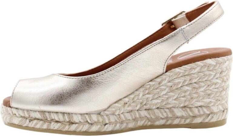 Viguera Stijlvolle Wedge Espadrilles Gray Dames