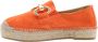 Viguera Chique Zomer Espadrilles Orange Dames - Thumbnail 3