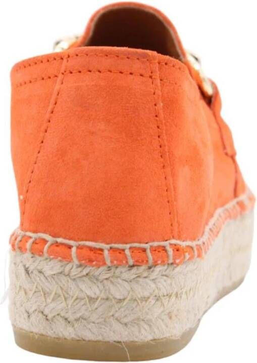 Viguera Chique Zomer Espadrilles Orange Dames