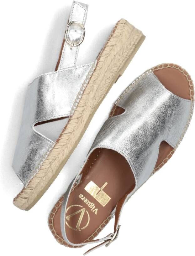 Viguera Espadrilles Zilver Gray Dames