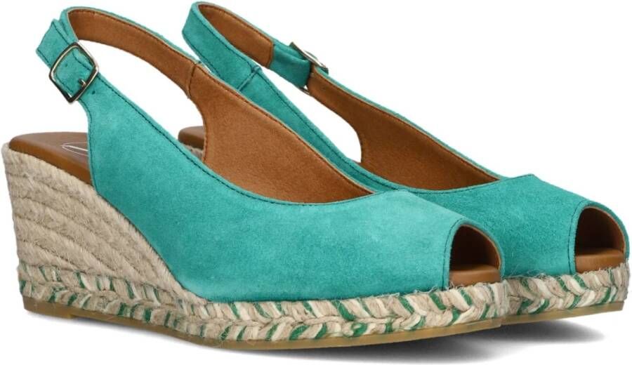 Viguera Groene Suède Espadrilles 2013 Green Dames