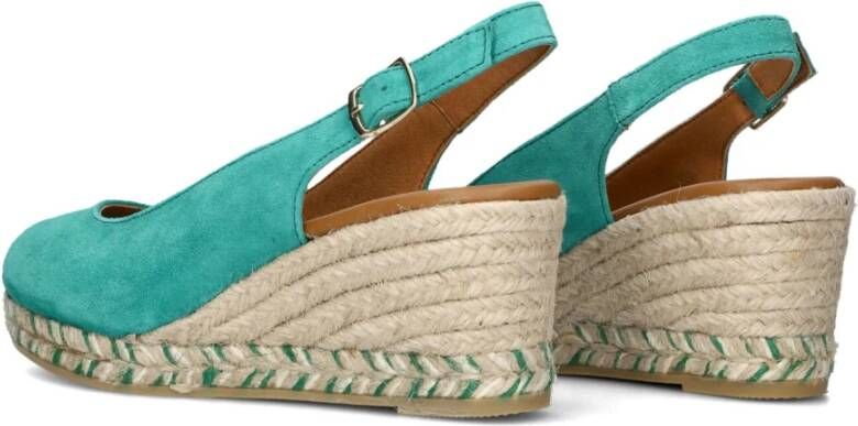 Viguera Groene Suède Espadrilles 2013 Green Dames