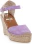 Viguera Paarse Leren Sandalen Purple Dames - Thumbnail 2