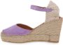 Viguera Paarse Leren Sandalen Purple Dames - Thumbnail 3