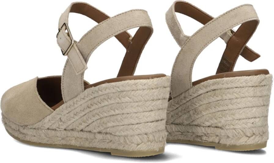 Viguera Taupe Suede Espadrilles 2008 Beige Dames