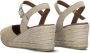 VIGUERA Espadrilles Dames Damesschoenen Suède Sleehak Hoogte 2008 Taupe - Thumbnail 3