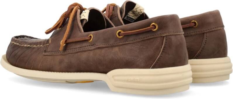 visvim Bruin Leren Veterschoenen Brown Heren