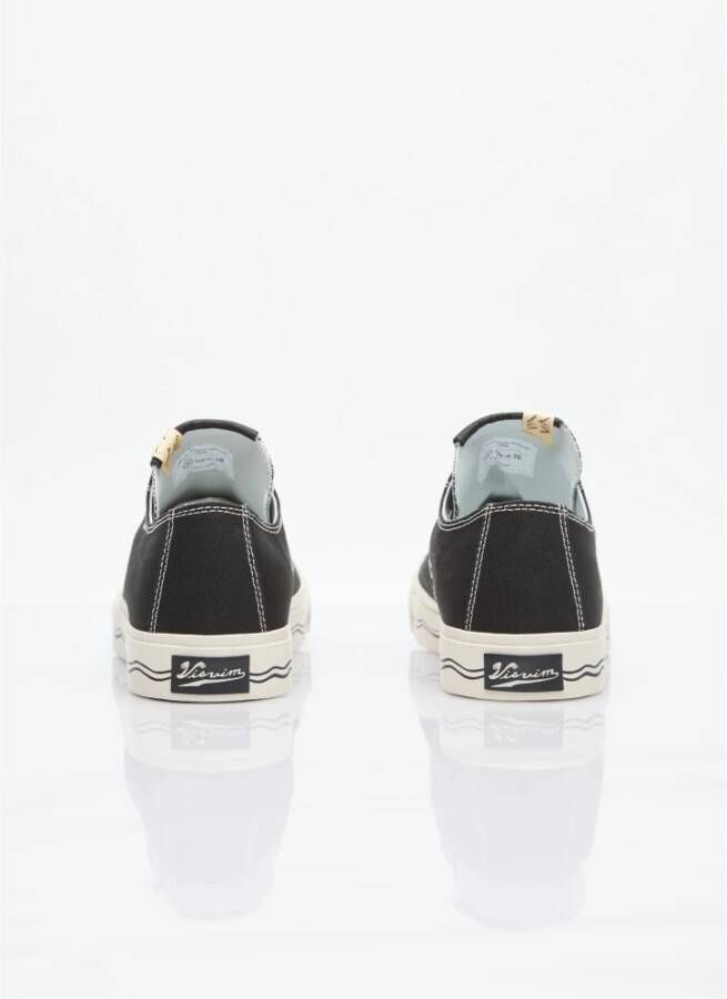 visvim Canvas Sneakers met Golfprint Black Heren