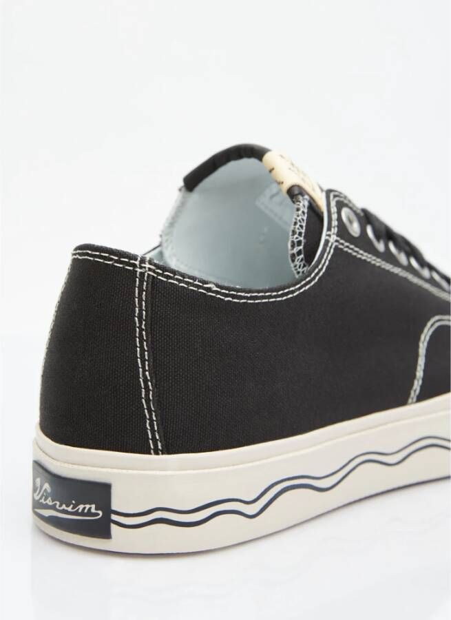 visvim Canvas Sneakers met Golfprint Black Heren