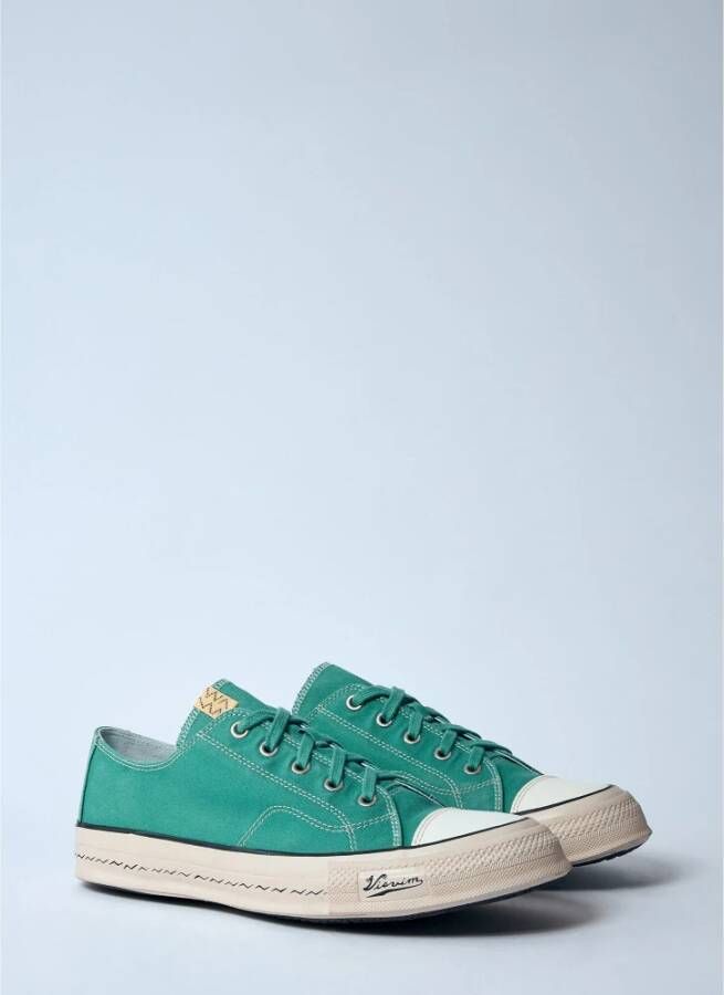 visvim Dash-Print Lage Sneakers Green Heren