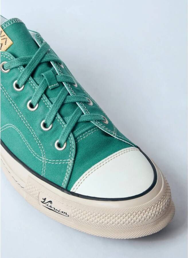 visvim Dash-Print Lage Sneakers Green Heren