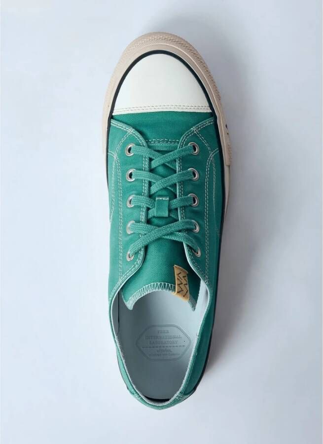 visvim Dash-Print Lage Sneakers Green Heren