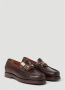 Visvim Graanleren Loafers met Hardware Motif Brown Heren - Thumbnail 2