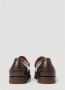 Visvim Graanleren Loafers met Hardware Motif Brown Heren - Thumbnail 4