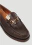 Visvim Graanleren Loafers met Hardware Motif Brown Heren - Thumbnail 6