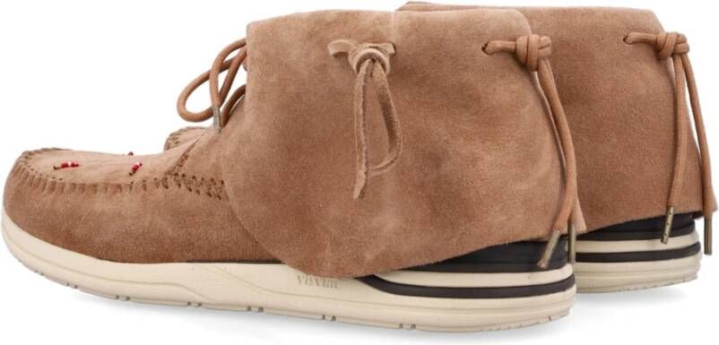 visvim Kameel Sneakers Lhamo-Folk Stijl Brown Heren