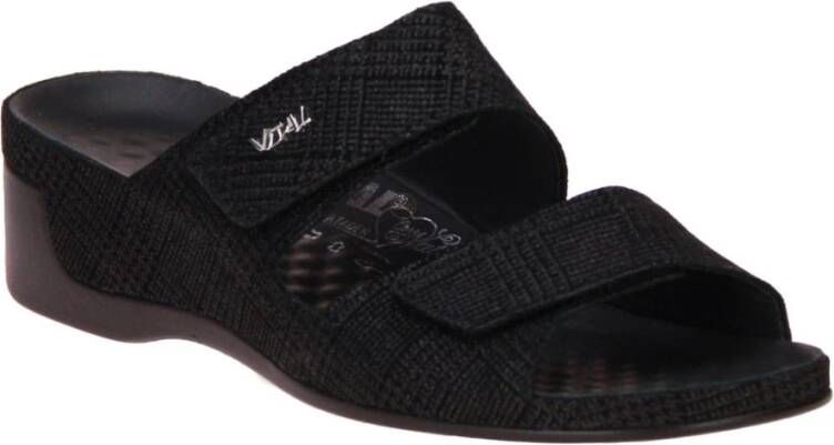 Vital Zwarte Slipper met Tina Snowboard Black Dames