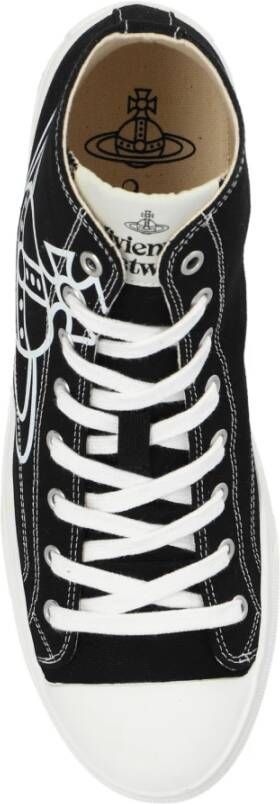 Vivienne Westwood Enkellaagse Plimsoll sneakers Black Heren