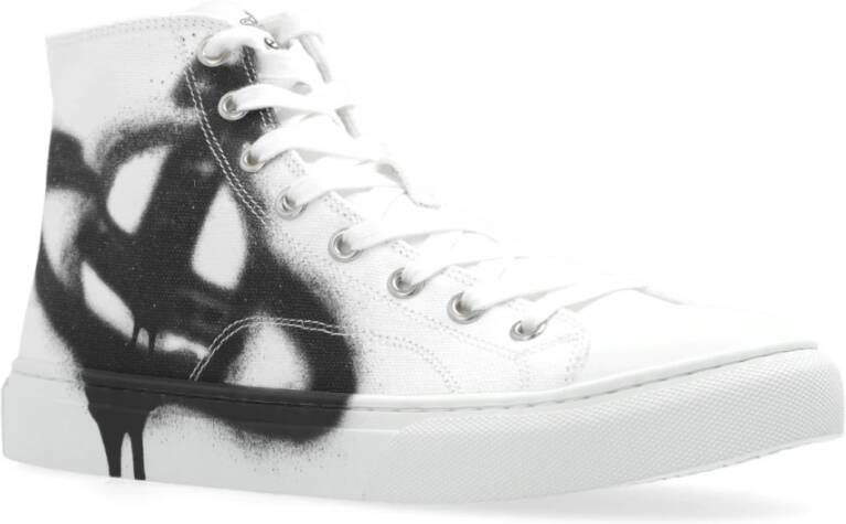 Vivienne Westwood Hoge sneakers met Plimsoll White Dames