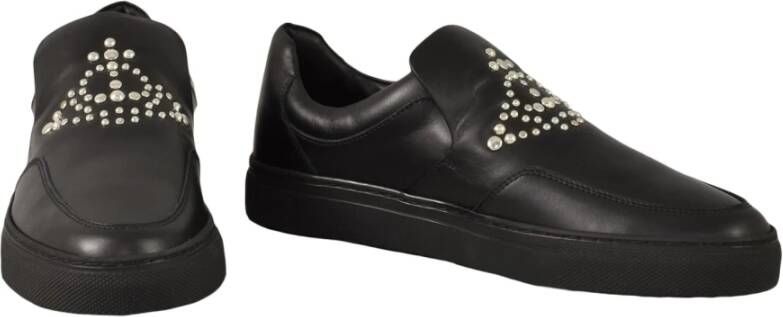 Vivienne Westwood Leren Rubberen Zoolschoenen Black Dames