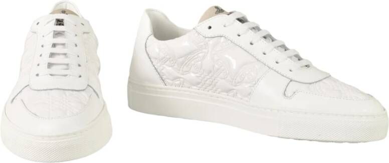 Vivienne Westwood Leren Sneakers met Rubberen Zool White Dames