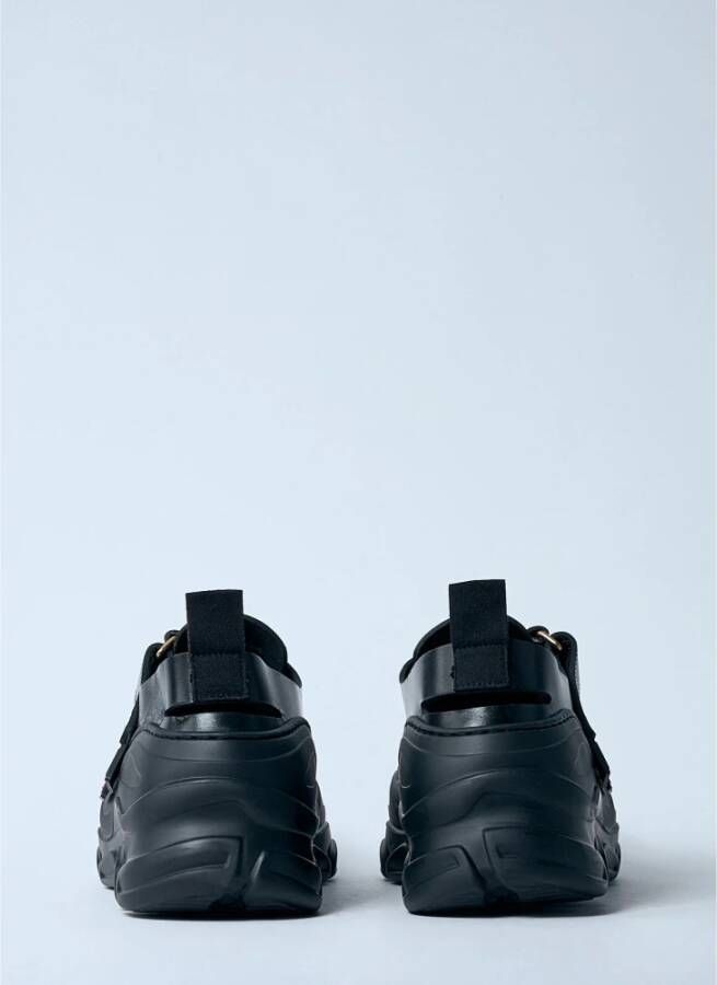 Vivienne Westwood Leren sneakers met uitsparingen Black Heren