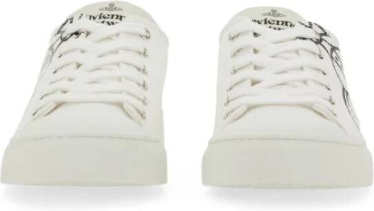 Vivienne Westwood Orb Logo Lage Sneaker White Dames