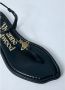 Vivienne Westwood Orb Thong Sandal met Goudkleurige Hardware Black Dames - Thumbnail 3