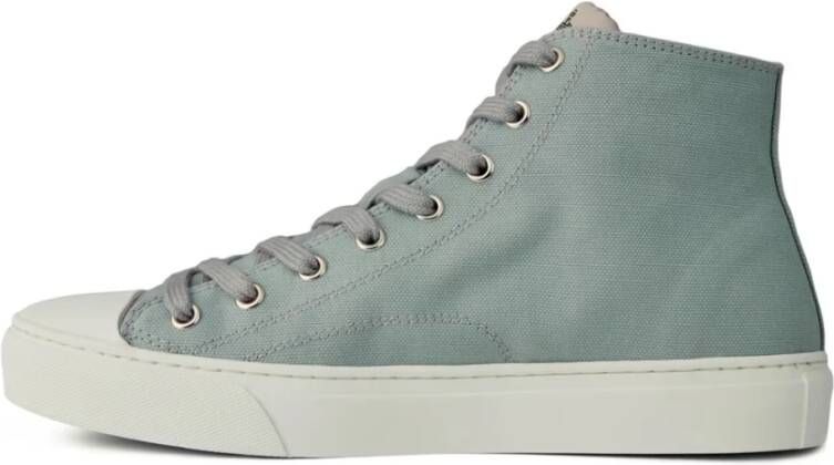 Vivienne Westwood Parel Grijs High-Top Sneakers Logo Gray Heren