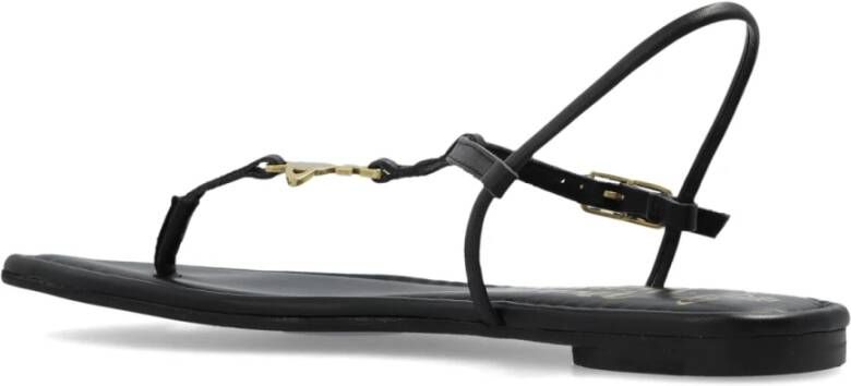 Vivienne Westwood Sandalen ORB Teenslipper Black Dames