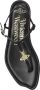 Vivienne Westwood Orb Thong Sandal met Goudkleurige Hardware Black Dames - Thumbnail 10