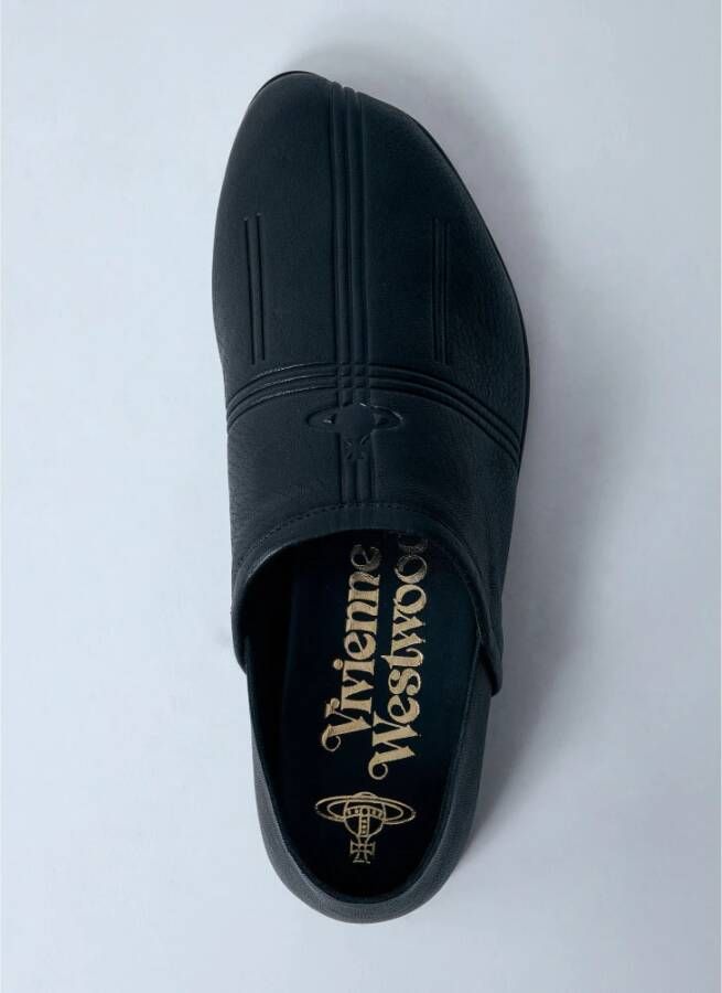 Vivienne Westwood Slippers van gewassen leer Black Heren