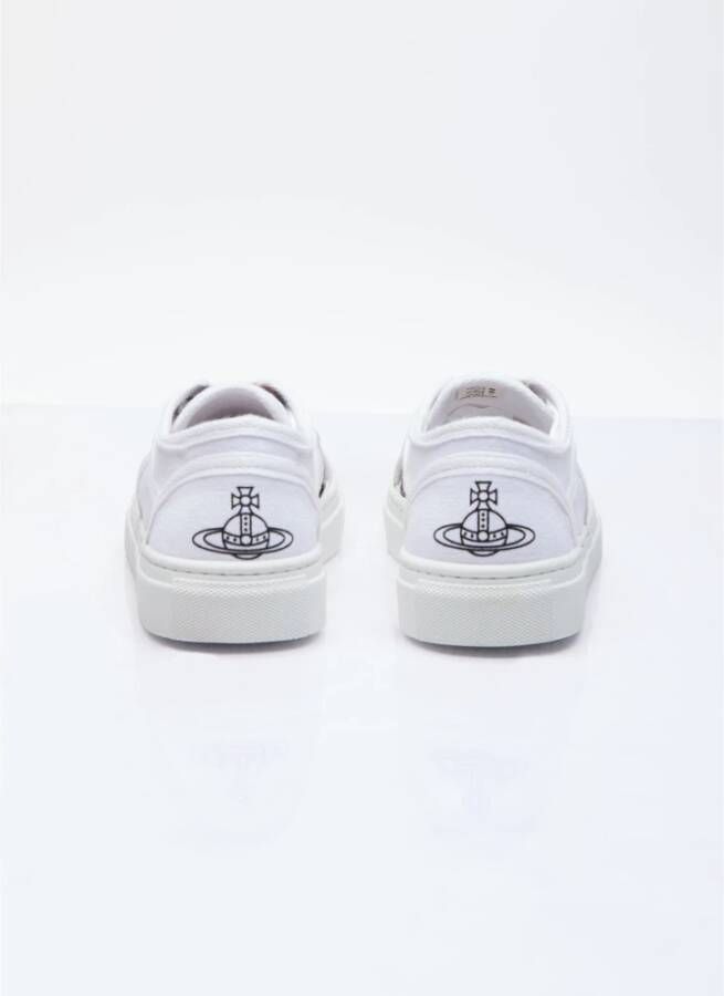 Vivienne Westwood Stijlvolle Cut-Out Sneakers White Dames