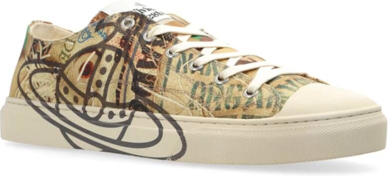 Vivienne Westwood Sportschoenen Plimsoll Low Top 2.0 Beige Heren