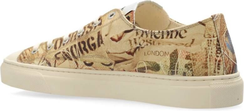 Vivienne Westwood Sportschoenen Plimsoll Low Top 2.0 Beige Heren