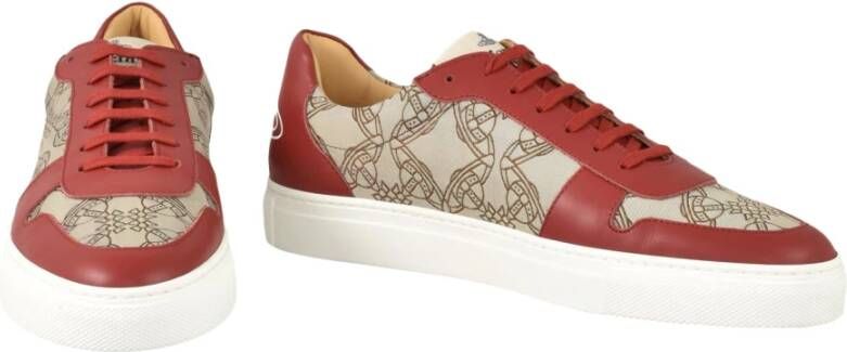 Vivienne Westwood Stijlvolle Sneakers met Rubberen Zool Red Heren