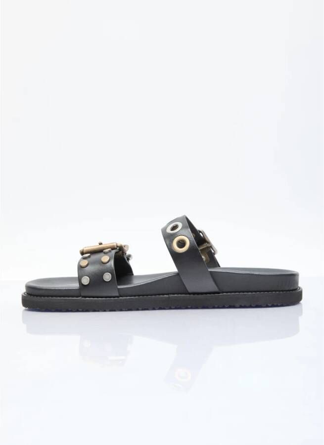 Vivienne Westwood Stud Leren Sandalen Black Heren