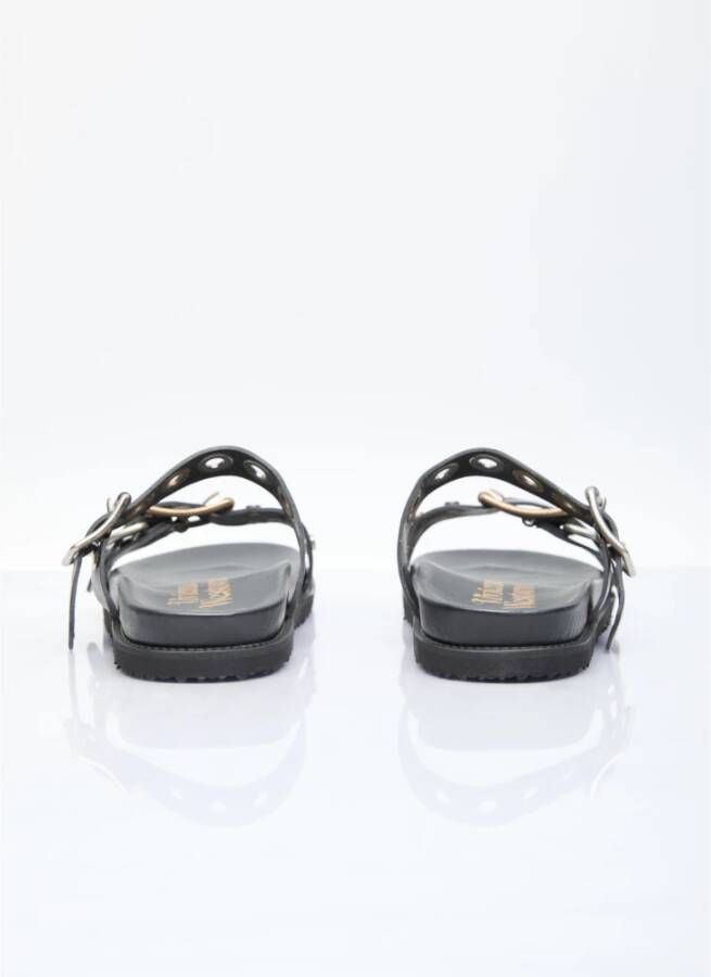 Vivienne Westwood Stud Leren Sandalen Black Heren