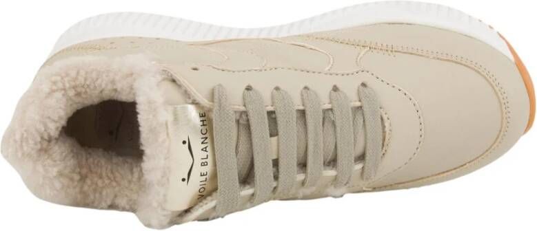 Voile blanche Beige Actieve Sneakers voor Vrouwen Beige Dames