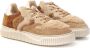 Voile blanche Beige-Bruine Leren Sneaker Laura Beige Dames - Thumbnail 2