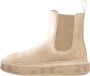 Voile blanche Beige Leren Sneakers Beige Dames - Thumbnail 2