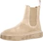 Voile blanche Beige Leren Sneakers Beige Dames - Thumbnail 5